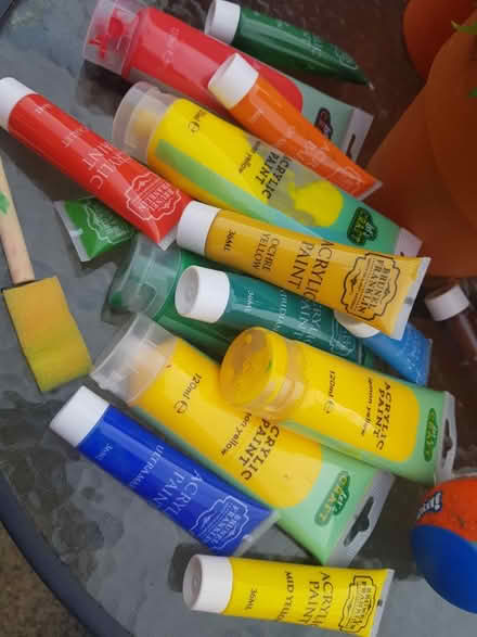 Photo of free acrylic paints (S40 Chesterfield) #1