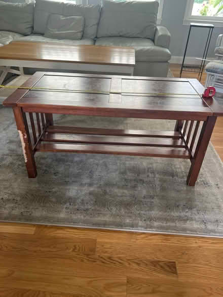 Photo of free Coffee table with chewed up legs (Middletown) #2