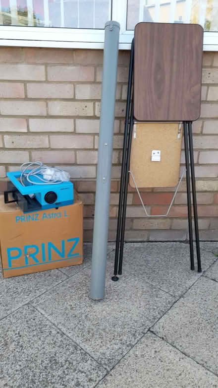 Photo of free Prinz Slide projector stand and screen (Stifford Clays RM16) #1