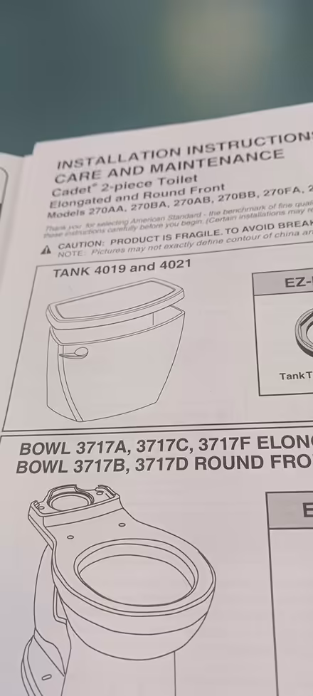 Photo of Toilet tank for American Standard (Mi.& Middlebelt , Inkster Mich) #2