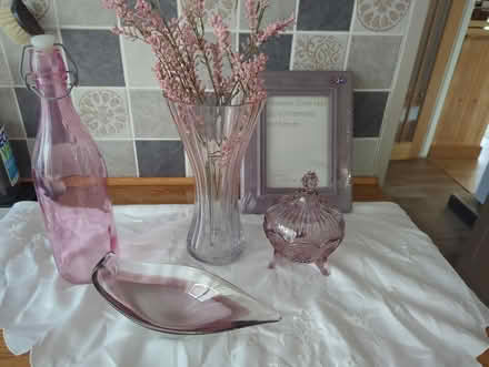 Photo of free Collection of pink glass items (Grangeway area NN10) #1