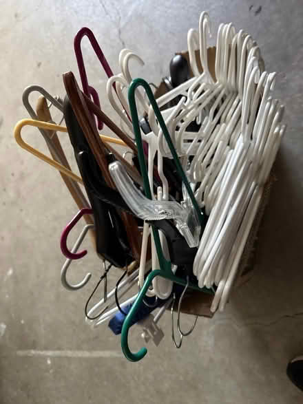 Photo of free Box of hangers (Cupertino) #1