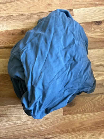 Photo of free Queen fitted sheet - holey (Lakewood Village) #1