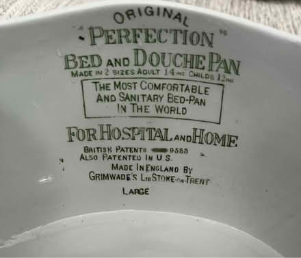Photo of free Vintage China bed pan (Bromley BR2) #2