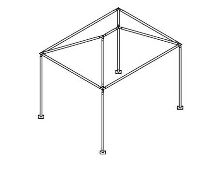 Photo of Used canopy frame poles (Newark 19713) #1