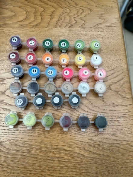 Photo of free Paints from paint by number sets (City College area NR1) #1