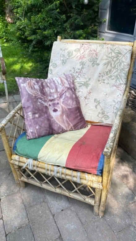 Photo of free Old Bamboo Wicker Chair (Whatstandwell DE4) #4