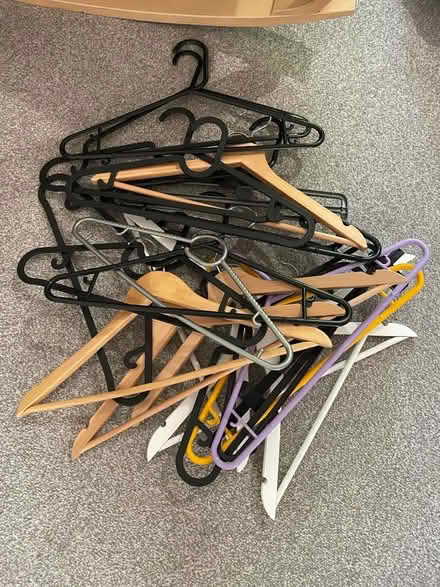 Photo of free Mixed clothes hangers (Strawberry Hill TW1) #1