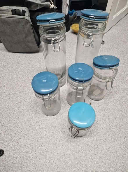 Photo of free Glass storage jars (St Albans AL1) #2
