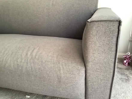 Photo of free Grey two seater sofa (Chorley SK9) #2