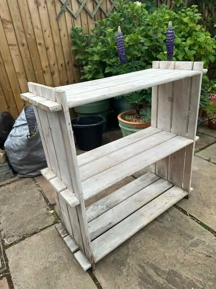 Photo of free Pine shelf - unit needs repainting (Bushey Village WD23) #1