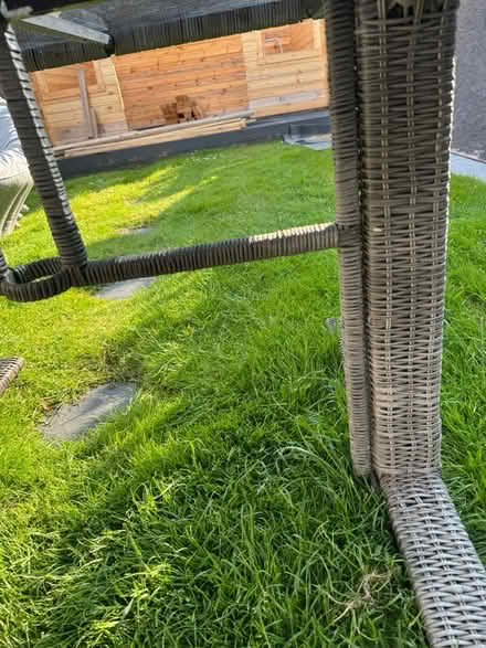 Photo of free Garden table (rattan) (Edinburgh EH5) #4