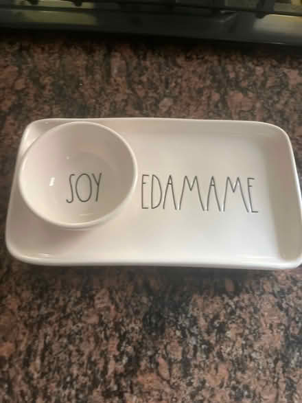 Photo of free Rae Dunn Soy-Edamame Tray (Strawberry Mansion) #1