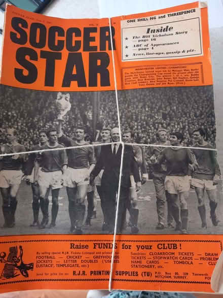 Photo of free Soccer Star football magazines, 1967/68 (Woodley RG5) #1