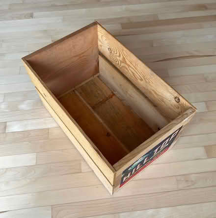 Photo of free Vintage 1990 wooden fruit crate (Pedro Point, Pacifica) #3