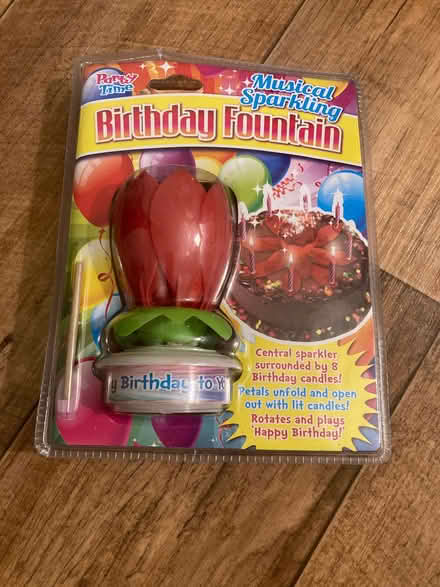 Photo of free Flower birthday candle (Longford GL2) #1