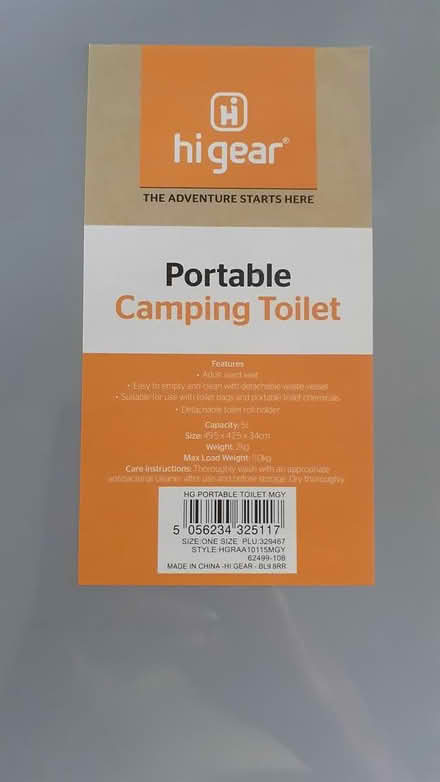 Photo of free Portable Higear camping toilet (Cb24 9nt) #4