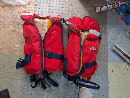 Photo of free 2 old children's life jackets (King George's Park: SW18 4) #1