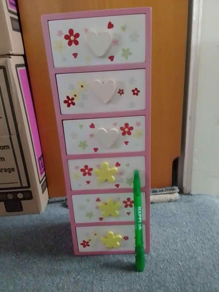 Photo of free Mini chest of drawers for jewellery etc (Sherburn Hill DH6) #1