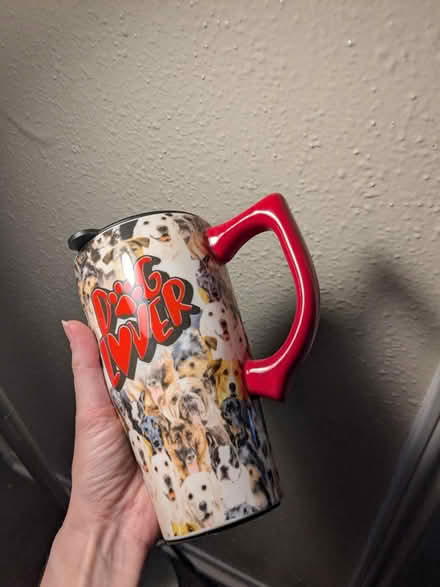 Photo of free Cute Cermaic Dog Mug (NRG stadium) #1