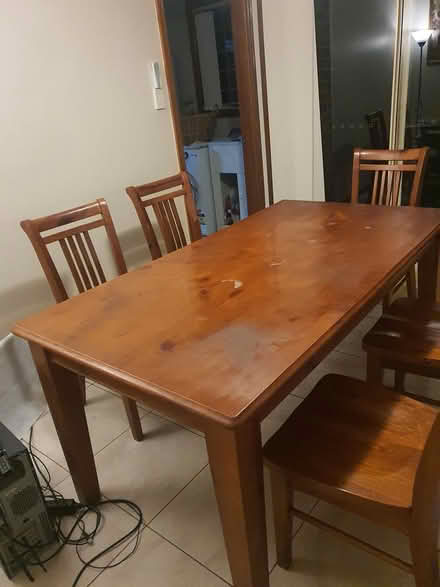 Photo of free Dining Table and 6 chairs (Carlingford) #2