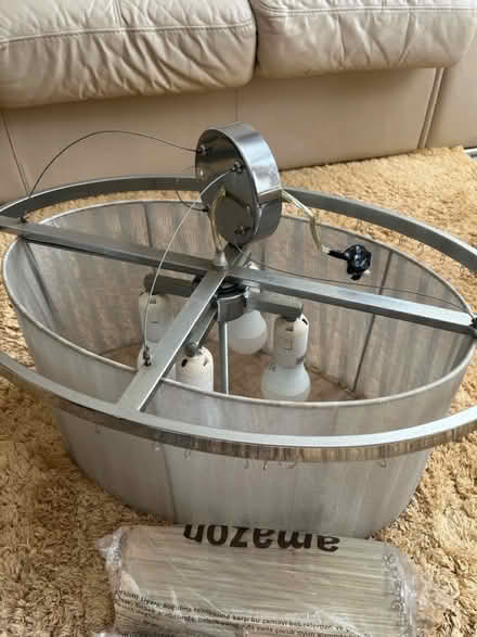 Photo of free Large oval light fitting. SW2 (SW2) #1