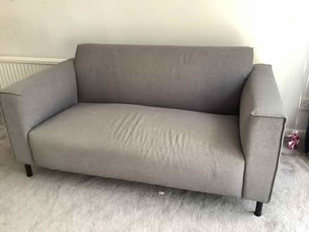Photo of free Grey two seater sofa (Chorley SK9) #1