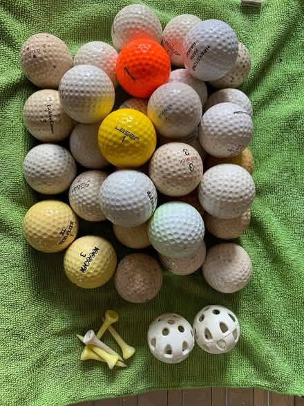 Photo of free Used golf balls and tees (Mannings Heath) #1