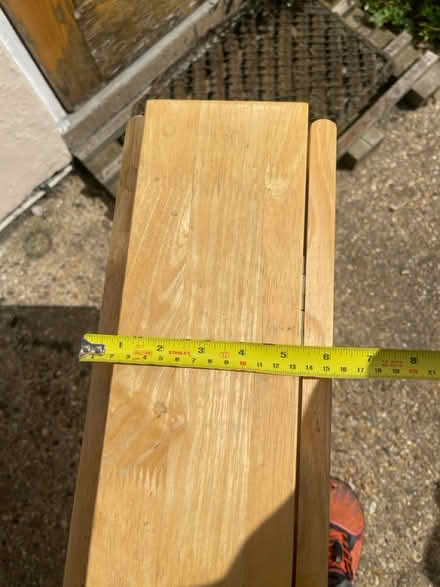 Photo of free Folding rubber wood table (Cavendish) #3