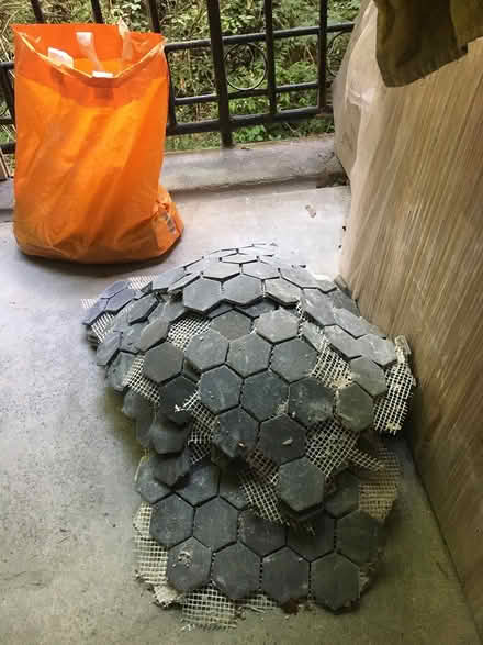 Photo of free Hex mosaic - Anthracite grey tiles (Finchley N3) #1