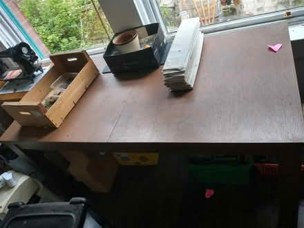 Photo of free Large, dark-wood dining table (LS13, Bramley) #2