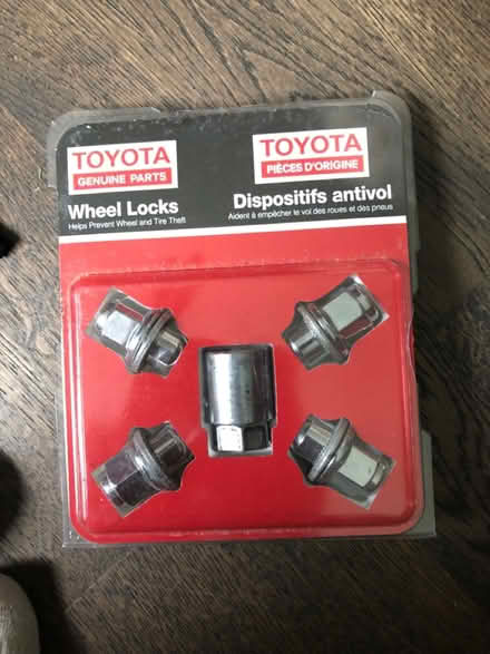 Photo of free Toyota Wheel locks (North York) #1