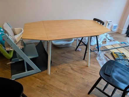 Photo of free Folding wooden table (Bengeo) #1