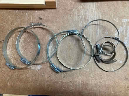 Photo of free Large hose clamps (Waltham ma) #1