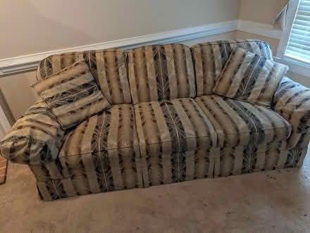 Photo of free Couch with two sided cousions (Near Bond Park in Cary) #1