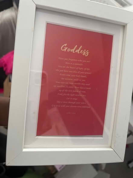 Photo of free white small picture frame (Tyburn B24) #2