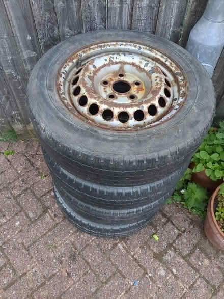 Photo of free van wheels (Canton CF11) #1