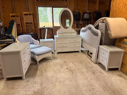 Photo of free Wicker bedroom set (Admiralty Way) #1