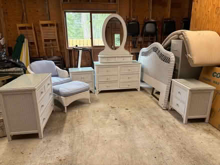 Photo of free Wicker bedroom set (Admiralty Way) #1