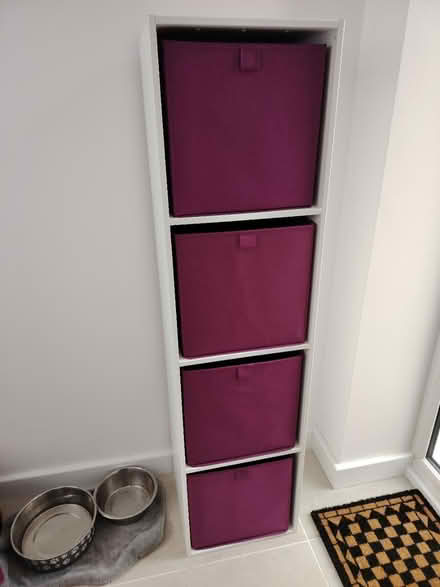 Photo of free Shelving unit with box inserts (Horeshay) #1