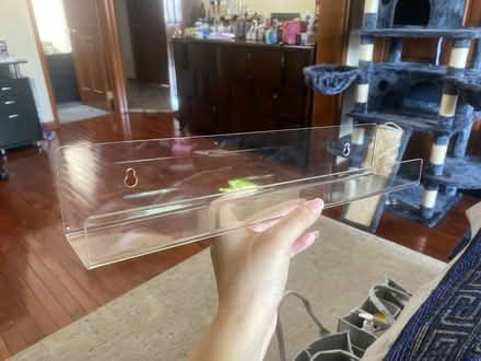 Photo of free clear wall shelves 2x (woodhaven) #1