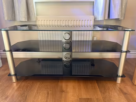 Photo of free glass tv stand (Bridgend CF31) #1