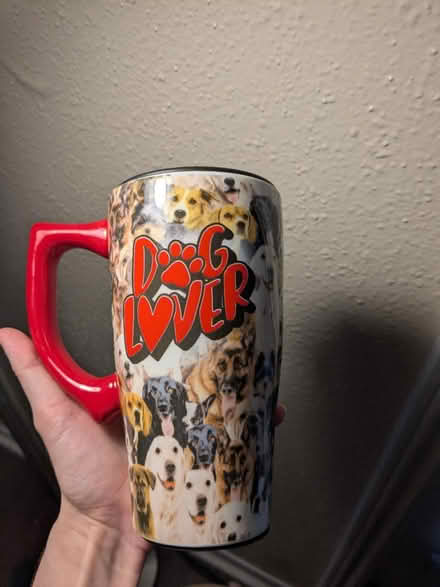 Photo of free Cute Cermaic Dog Mug (NRG stadium) #2