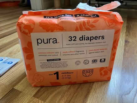 Photo of free Size 1 Pura diapers (Lakewood Village) #1