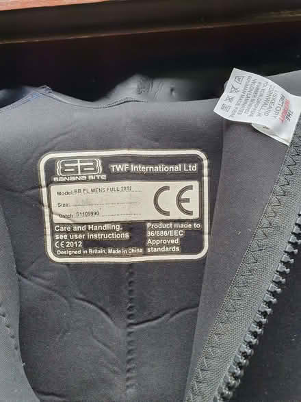 Photo of free Wetsuit (Tonyrefail CF39) #2