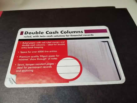 Photo of free 2x double column record books (BA1) #2