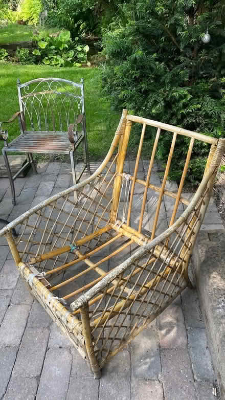 Photo of free Old Bamboo Wicker Chair (Whatstandwell DE4) #1