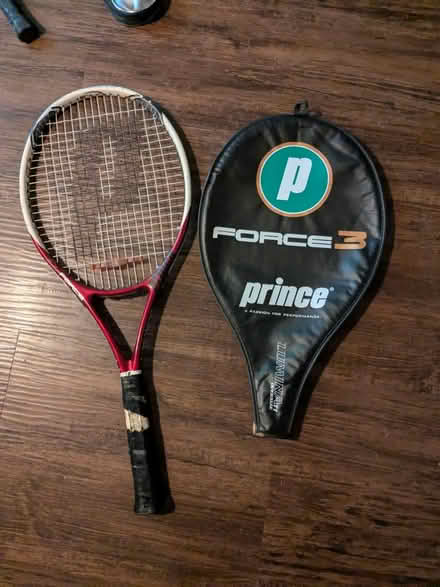 Photo of free 3 tennis rackets + covers (NRG stadium) #1