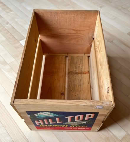 Photo of free Vintage 1990 wooden fruit crate (Pedro Point, Pacifica) #2