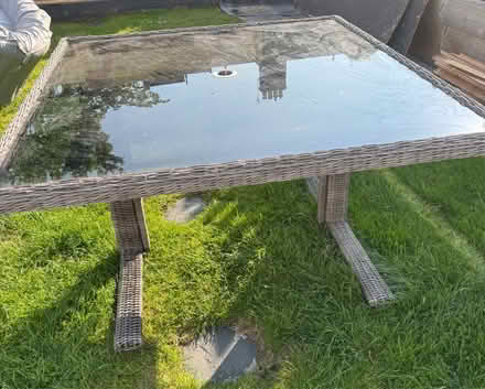 Photo of free Garden table (rattan) (Edinburgh EH5) #2